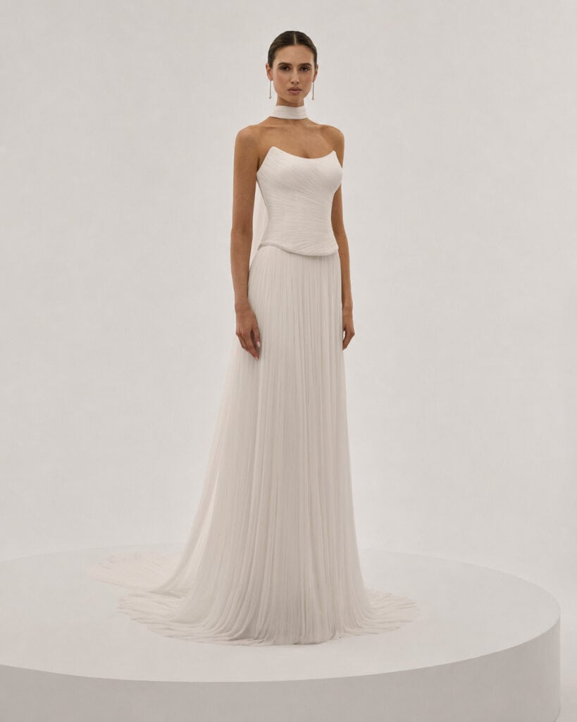 Brautkleid Siris von Rosa Clará Couture im Bridal Atelier Love & Brides Frankfurt